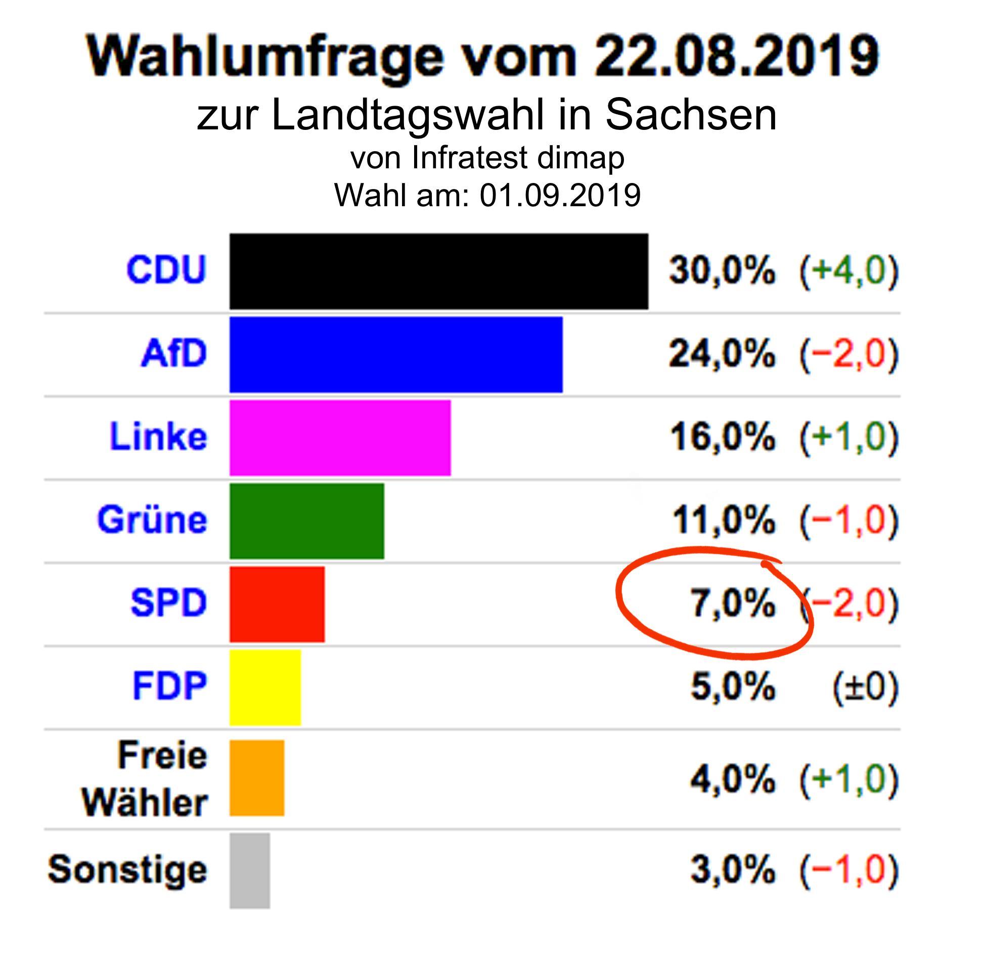 SPD Wahlumfrage - Publico